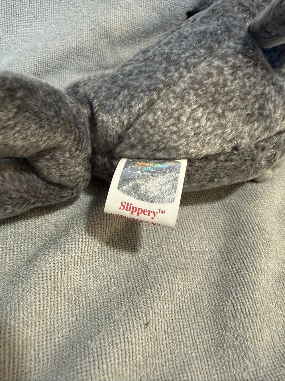 Ty Beanie Buddies Beanie Babies Slippery Gray Seal Plush 1999 Vintage